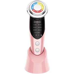EMS Ion Gezichtsbehandeling Apparaat - Microcurrent Rood Licht Verjonging - Zeven Schoonheid Modi - Drie LED Lichttherapie Modi