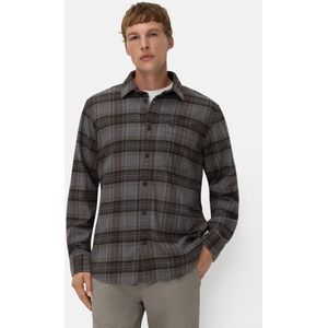Camel Active - Vrijetijdsoverhemd - Flanel - Regular Fit - Labelstitching