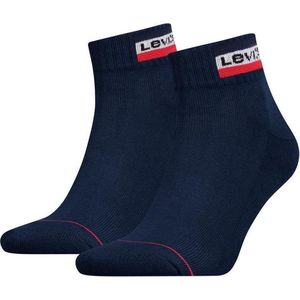 Levi's 120SF Mid Cut 2-pack Sokken - dark blue