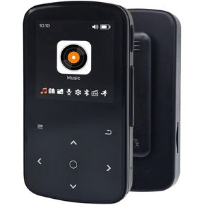BJ-M9 - MP3 Speler - Zwart - 64GB - Bluetooth 5.2 - Stappenteller - Clip