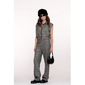 Geisha - Pantalon - Grijs Dessin - Pantalons