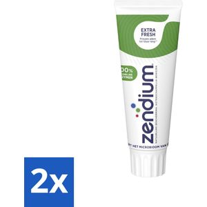 Zendium - Extra Fresh - Tandpasta - 75 ml - Natuurlijke Enzymen - Fluoride