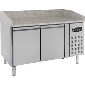 Professionele Pizzawerkbank | 2 Deuren | RVS | Combisteel | 7950.0040 | Horeca