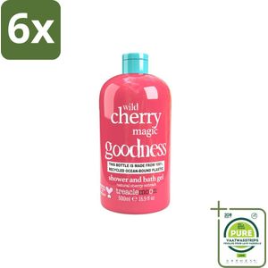 Treaclemoon – Douchegel – Wild Cherry Magic – 500 ml - Voordeelverpakking - 6 stuks - Douchegel - Kersen geur