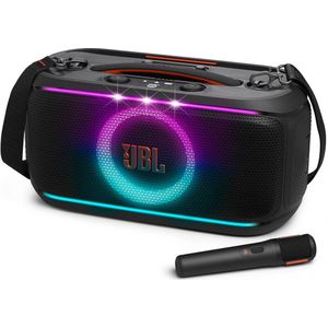 JBL - PartyBox On The Go 2 - Draagbare Speaker - Met Draagriem en Draadloze Microfoon