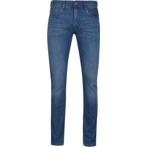 Vanguard - V850 Rider Jeans - Mid Blue Used - Heren - Slim-fit
