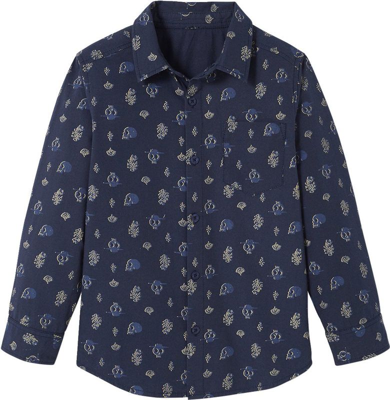 Vertbaudet - Jongenshemd - Gipsy - Met Print - Lange Mouwen