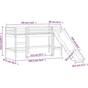 vidaXL-Kinderhoogslaper-met-toren-90x190-cm-massief-grenenhout-roze