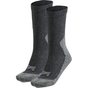 Xtreme - Hiking sokken Unisex - Multi antraciet - 35/38 - 2-Paar - Wandelsokken heren - Wandelsokken dames
