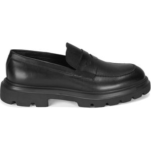DESA Lage schoen Leer Zwart Mannen Schoenpunt: Nez rond Maat: 42 EU