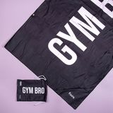 Fisura - Grote Strandhanddoek - Zwart - Gym Bro - Microvezel - Zandbestendig - Sneldrogend