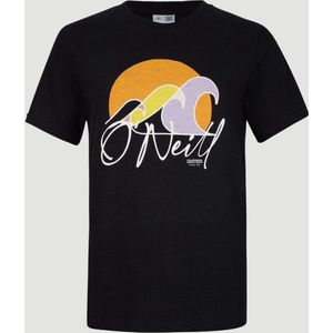 Dames-T-Shirt met Korte Mouwen O'Neill Luano Graphic Zwart