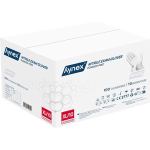 Handschoen comfort nitril xl blauw 100 stuks