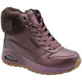 SKECHERS - UNO RUGGED - Veterlaarsjes - Aubergine