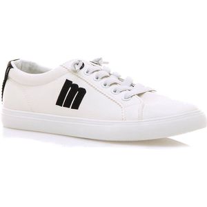 Mustang - Aria - Sportschoenen - Wit - Casual - Plat - Veters