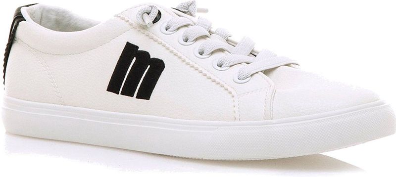 Mustang - Aria - Sportschoenen - Wit - Casual - Plat - Veters