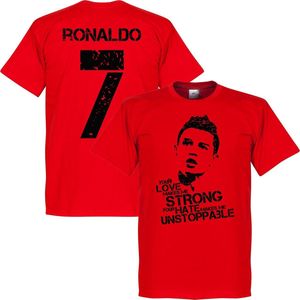 Ronaldo 7 T-shirt - Rood - M