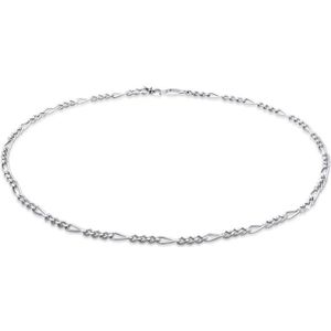 Elli PREMIUM - Halsketting - Choker Figarokette Basic Blogger Trend 925 Silber - Dames