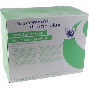Sempermed Derma+ latex gepoedered, steriel, mt 8.0, 50 paar