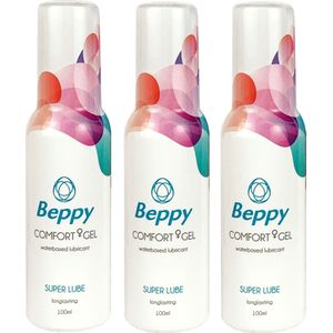Beppy Comfort Gel 100ml x 3 stuks - Waterbasis Glijmiddel! Aanbieding