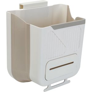 Opvouwbare Hangende Vuilnisemmer - 10 Liter - voor Keuken en Camping