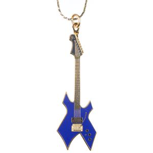 Halsketting BC Rich Warlock gitaar, blauw