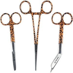 Scharenset verpleegkundige ""Panther"" - MDR Certificaat - verbandschaar - schaar - kocher - 14cm - 3mm - verpleegkundige accessoires - verpleegkundige cadeau - verpleegkundige scharenset