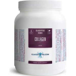 Glucosamine.com - Collageen Poeder - Zeer voordelige grootverpakking (450 gram) - De lijm van het lichaam - Naturel