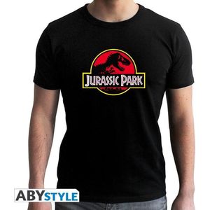 JURASSIC PARK - Tshirt Logo man SS black - new fit