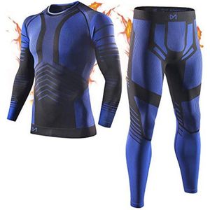 Thermisch Ondergoed voor Mannen - Functioneel en Ademend Lange Onderbroek voor Winter Skiën en Sport