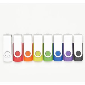 100 Stuks 2 GB USB Flash Drives - Multicolor Geeft Jouw Gegevensopslag Een Boost