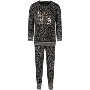Charlie Choe - Leaves Glitter Pyjama - Zwart