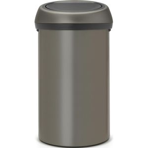 Brabantia Touch Bin Prullenbak - 60 l - Platinum