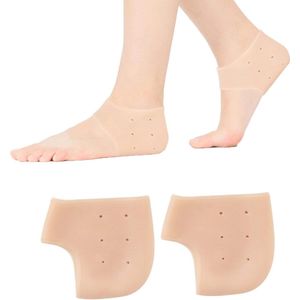 Hielbeschermers - 2 paar siliconen hielbeschermers - Hielspoor inlegzolen - hielbeschermer voor schoenen/ hielkussen om hielpijn te verlichten/droge gebarsten hiel