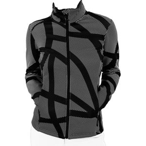 Func Factory dames Technische Fleece Jasje Jade zwart/wit 38