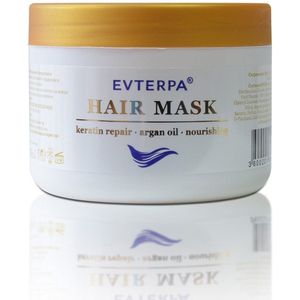 Lekkere Haar masker met keratine en arganolie - beschadigd haar - brengt glans en versterkt haar 350ml