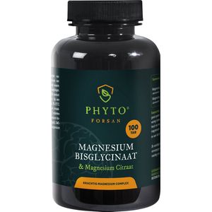Magnesium Bisglycinaat & Citraat 100 tabletten