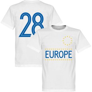 Team Europe 28 T-shirt - Wit - S