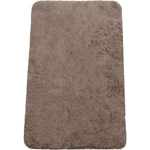 Badmat 70x120cm Rechthoek Taupe