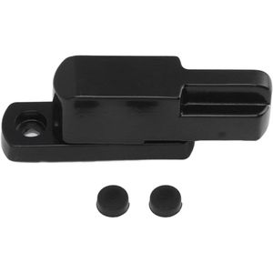 Sjerp Stoorzender Blocker Aluminium Raamsloten Anti Diefstal T Type Kindveilige Veiligheidsslot Voor Thuisbeveiliging (Zwart)