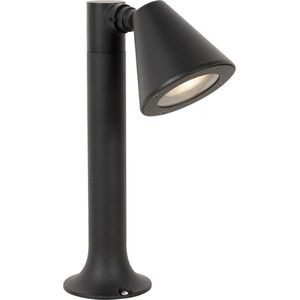 QAZQA ciara - Moderne Staande Buitenlamp | Staande Lamp voor buiten - 1 lichts - H 30 cm - Zwart - Buitenverlichting