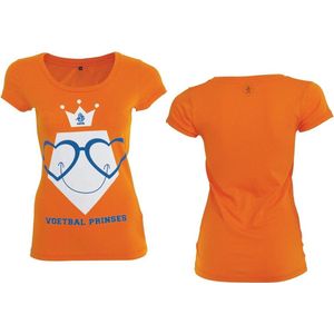 KNVB - Nederlands Elftal - Leeuwinnen T-shirt Dames Voetbal Prinses Blanco-152-158