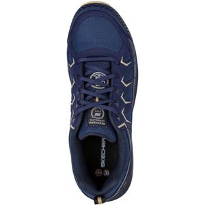 Skechers - Malad II - Veiligheidsschoen - Blauw - Heren - ESD-compatibel