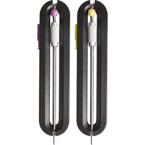 Boretti - Sondes BBQ thermometer (geel en paars) - uitbreiding set BBA87