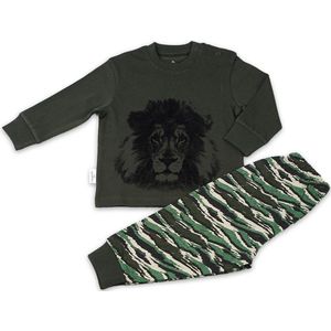 Frogs and Dogs - Pyjama Lion - Groen - Maat 92 - Jongens