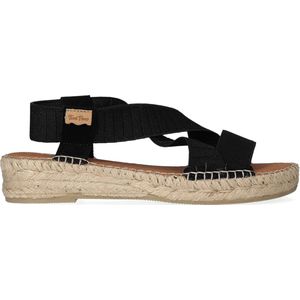 Toni Pons Eire-TR Dames Espadrilles Negre |  Zwart | Textiel | Maat 38