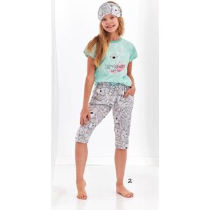 Taro Pyjama Beki met 3/4-broek. Maat: 116 cm / 6 jaar.