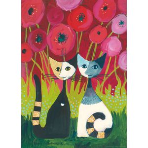 Puzzel (1000 stukjes) - Rosina Wachtmeister - Poppies