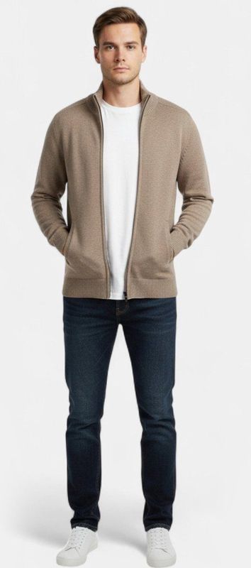 ECOALF - Sasa - Trui - Beige - 100% Gerecycled Wol