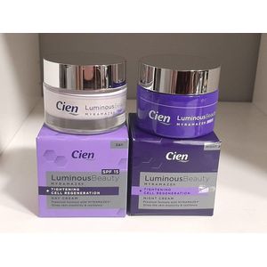 Cien Luminous beauty premium formule met MYRAMAZE set - DAGCREME - NACHTCREME